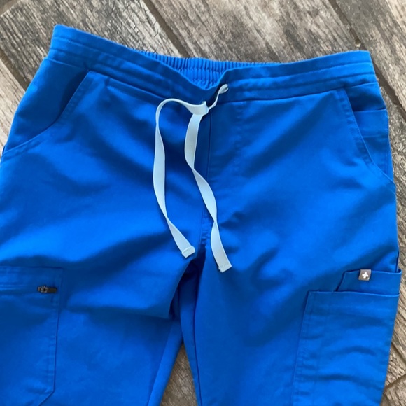 Fig Yola scrub pants bottoms royal blue 🦋 - Picture 3 of 6